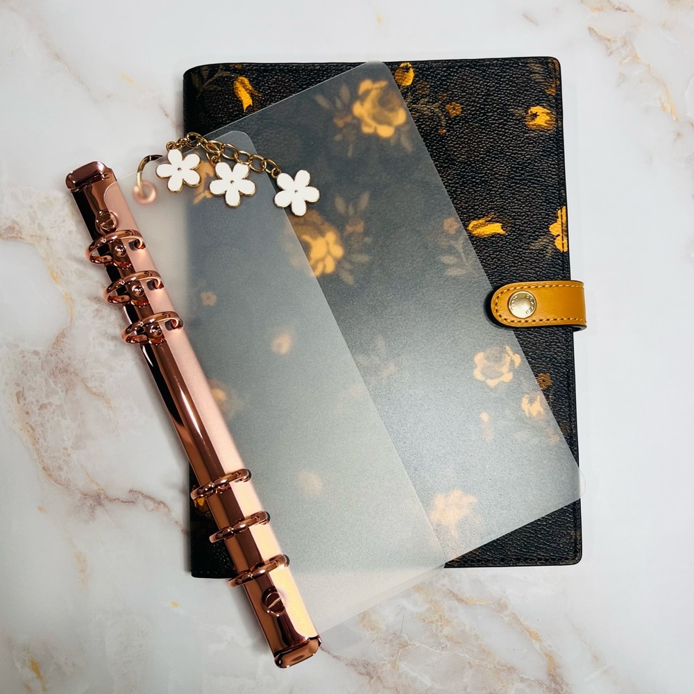 COACH Notebook A5 Binder Adapter Insert & Pockets ONLY | NOTEBOOK* Not Included